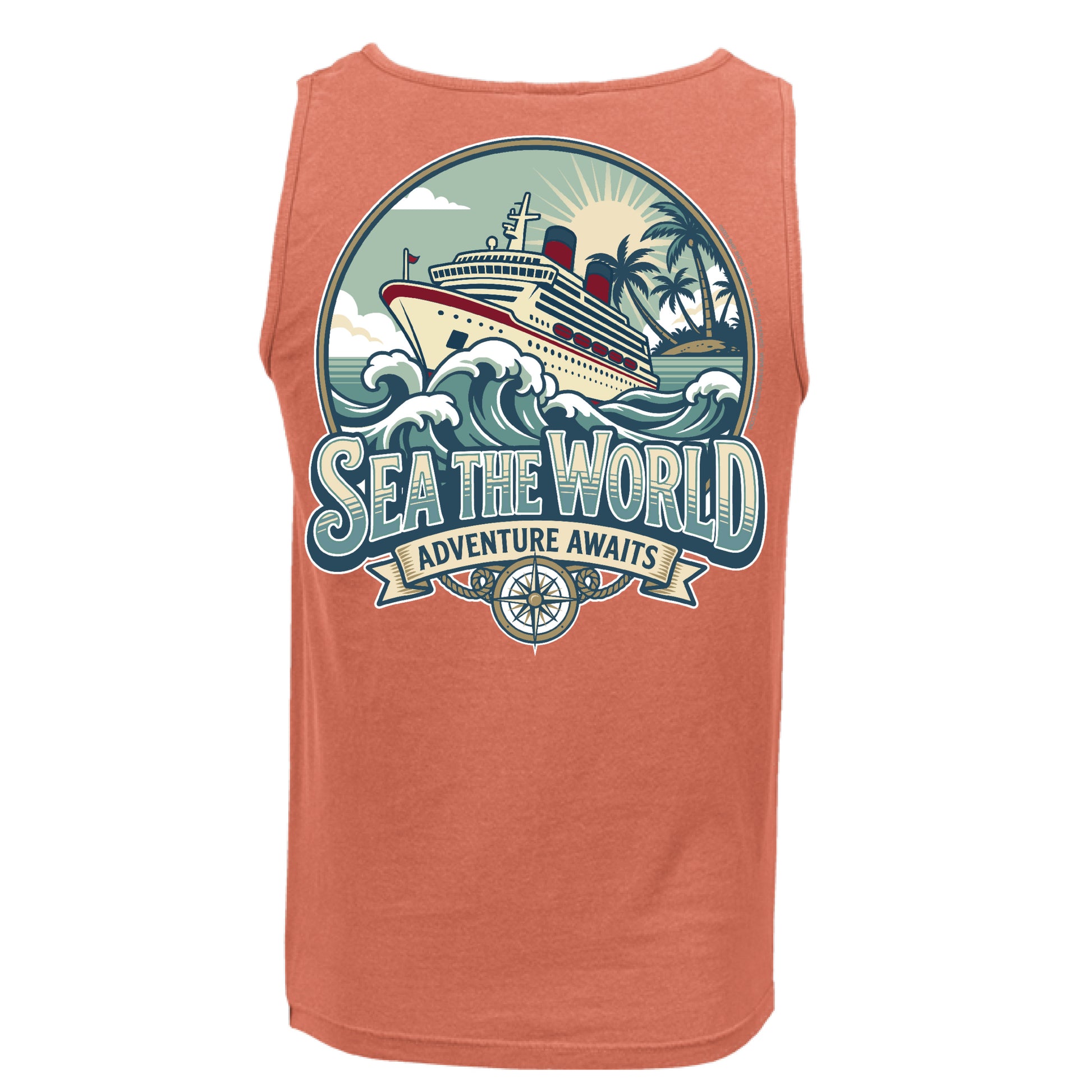 NEON RED ORANGE - BACK