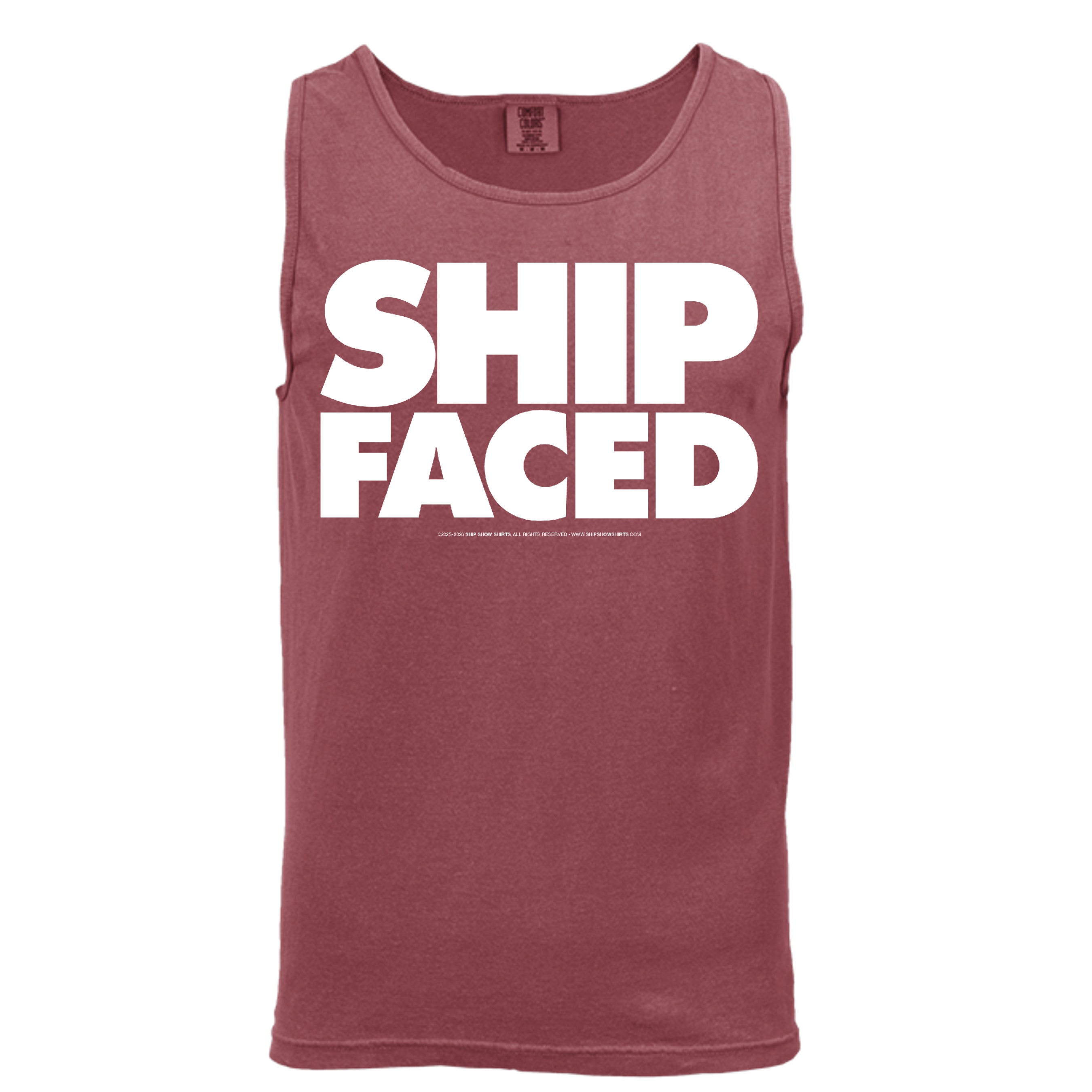 CRIMSON / S / Comfort Colors C9360 Adult 6.1 oz. Tank
