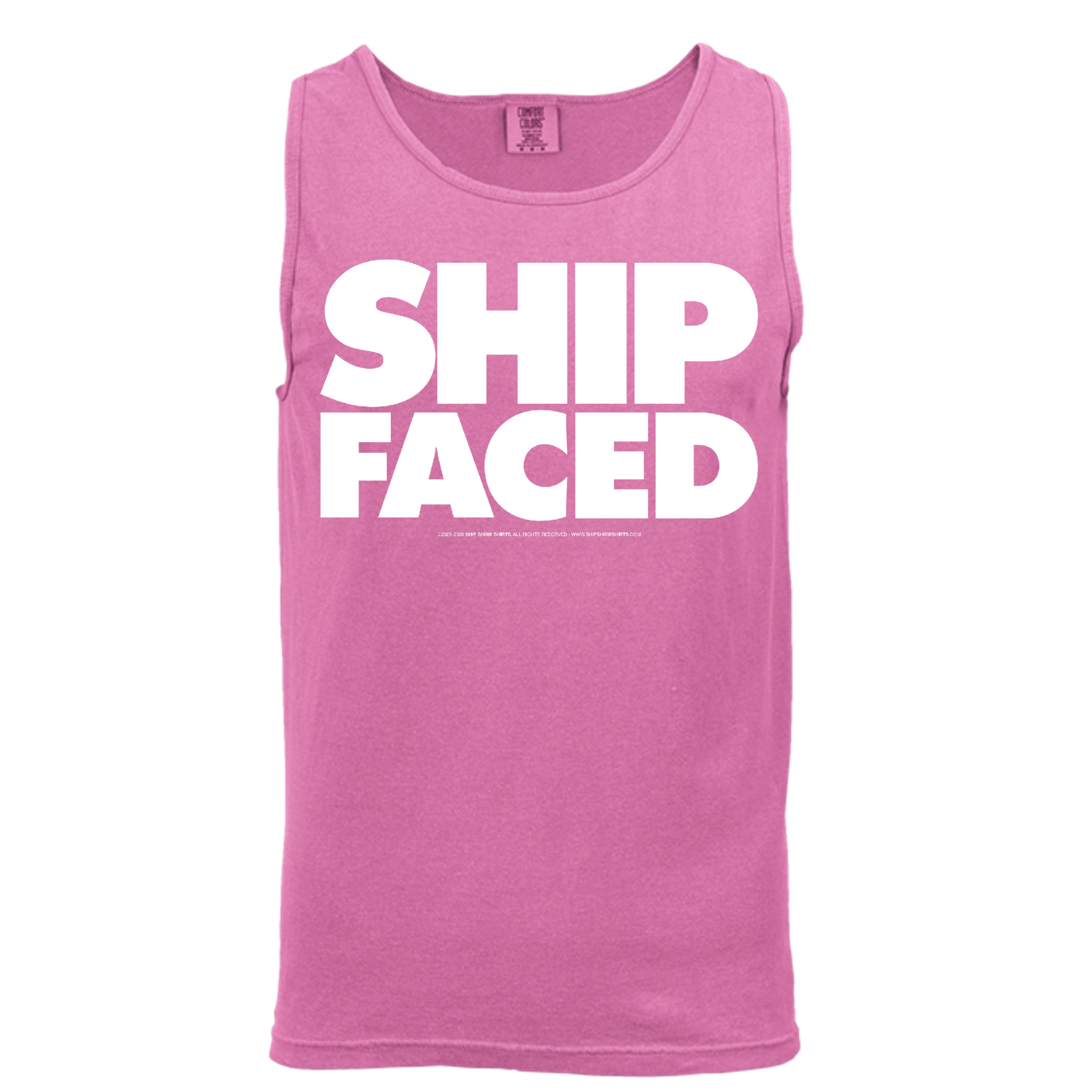 NEON PINK / S / Comfort Colors C9360 Adult 6.1 oz. Tank