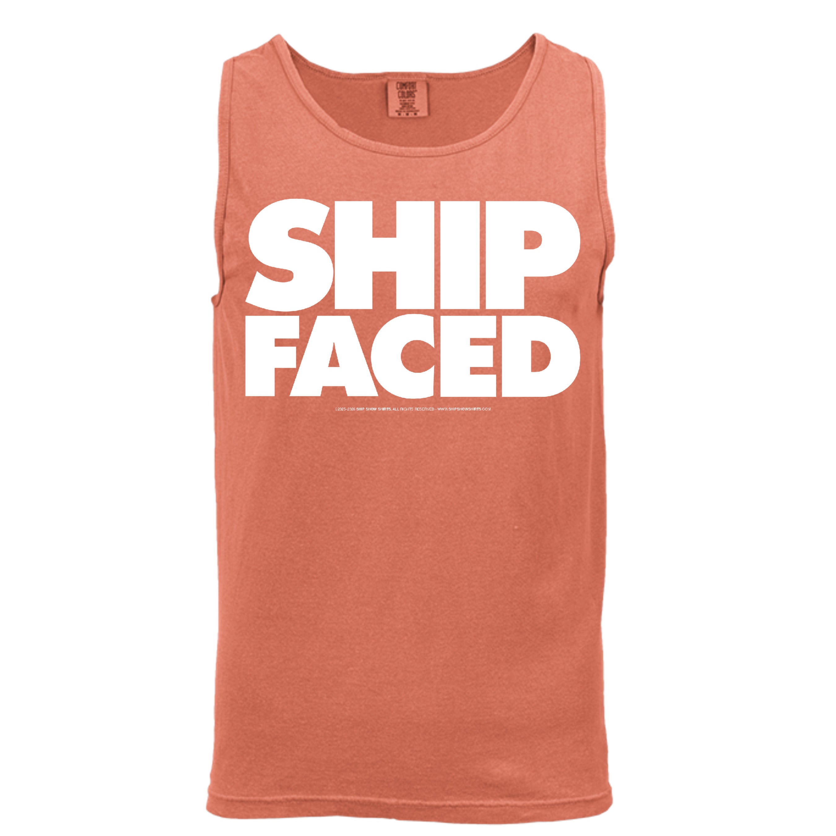 NEON RED ORANGE / S / Comfort Colors C9360 Adult 6.1 oz. Tank