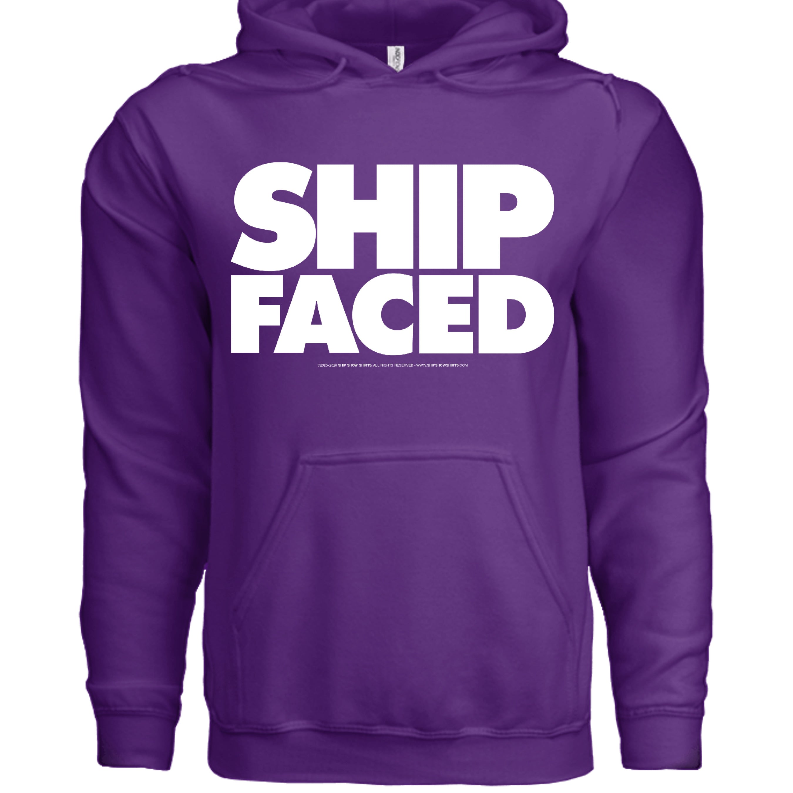Purple / S / Independent Trading Co. SS4500 Midweight Hooded Sweatshirt