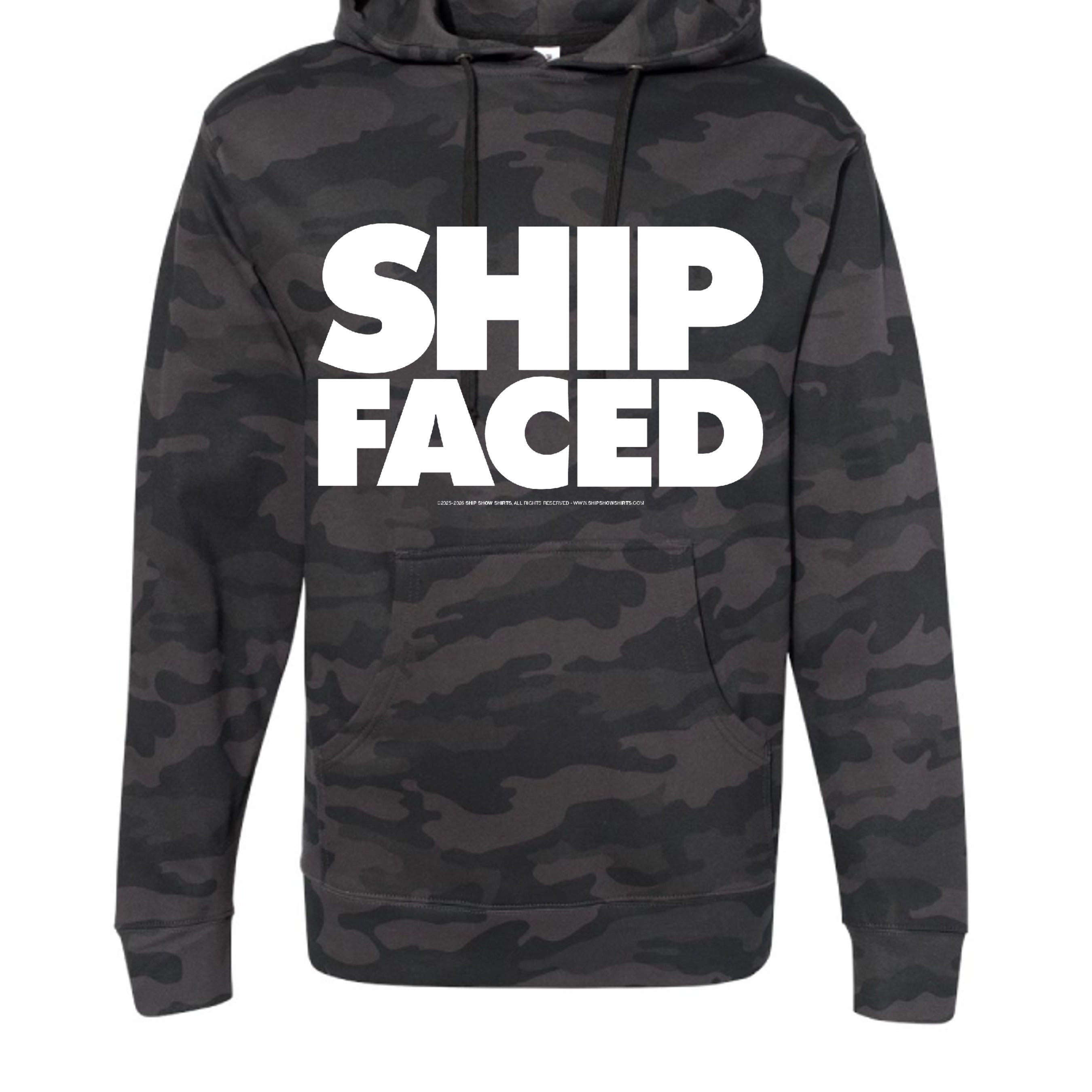 Black Camo / S / Independent Trading Co. SS4500 Midweight Hooded Sweatshirt
