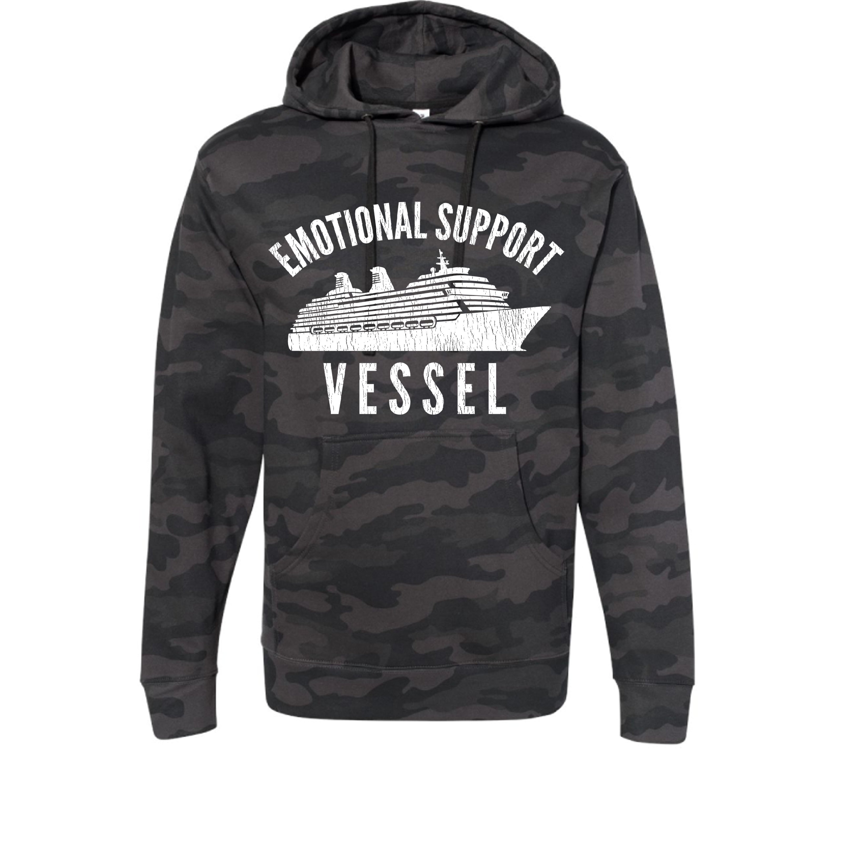 Black Camo / S / Independent Trading Co. SS4500 Midweight Hooded Sweatshirt