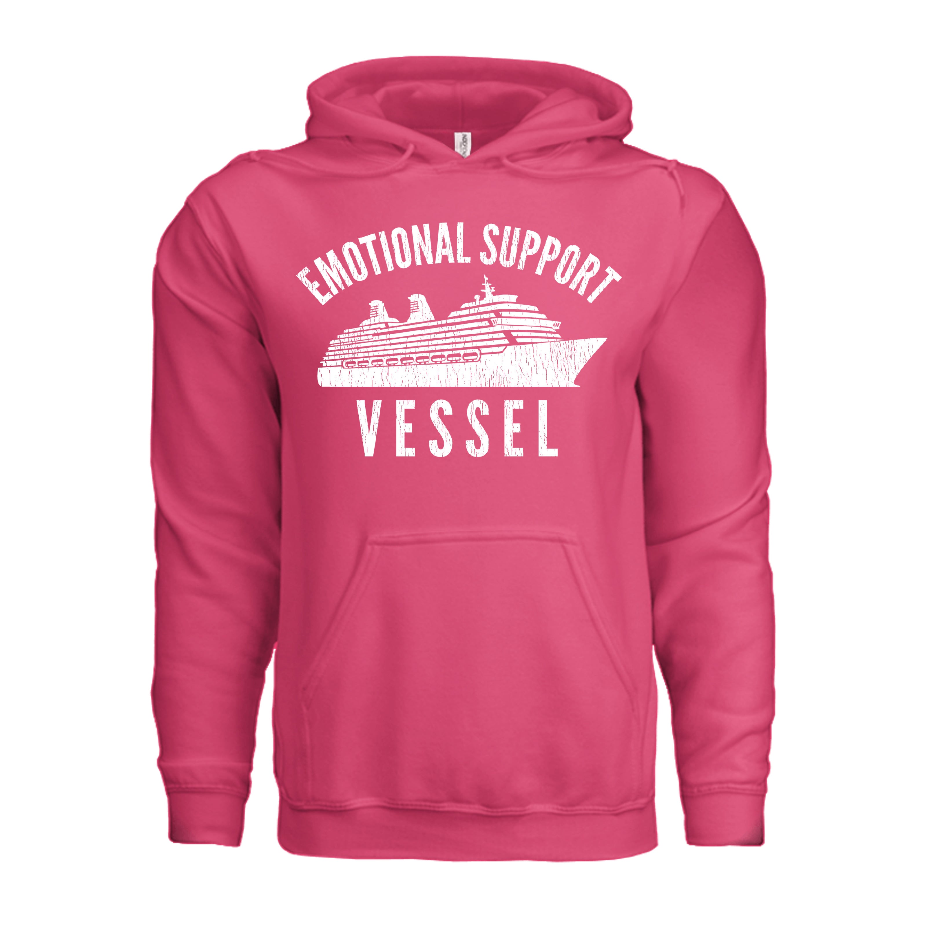 Neon Pink / S / Independent Trading Co. SS4500 Midweight Hooded Sweatshirt