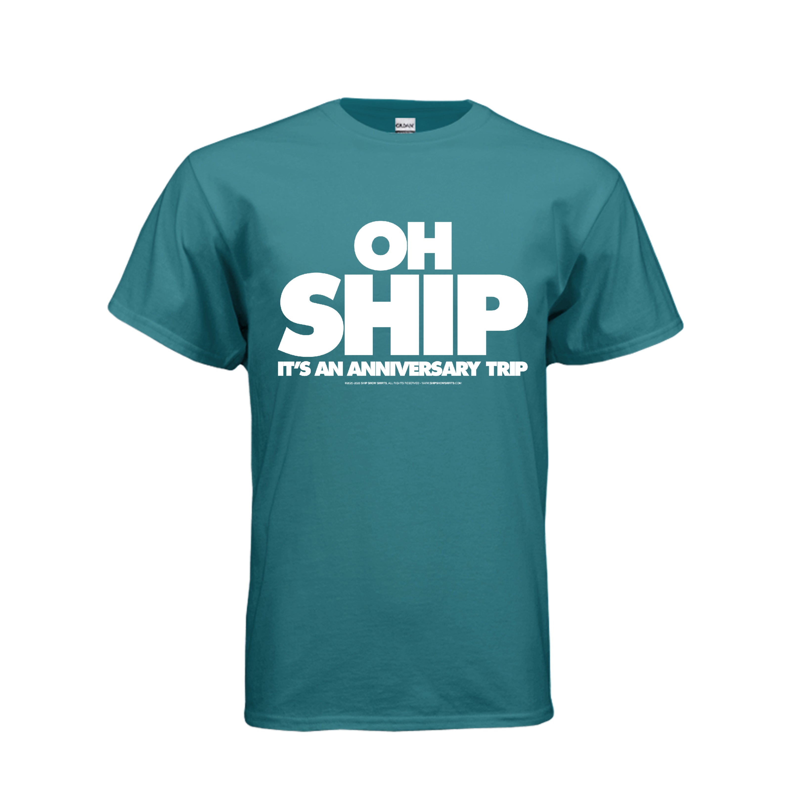 GALAPAGOS BLUE / S / Gildan G200 Adult Ultra Cotton 6 oz. T-Shirt