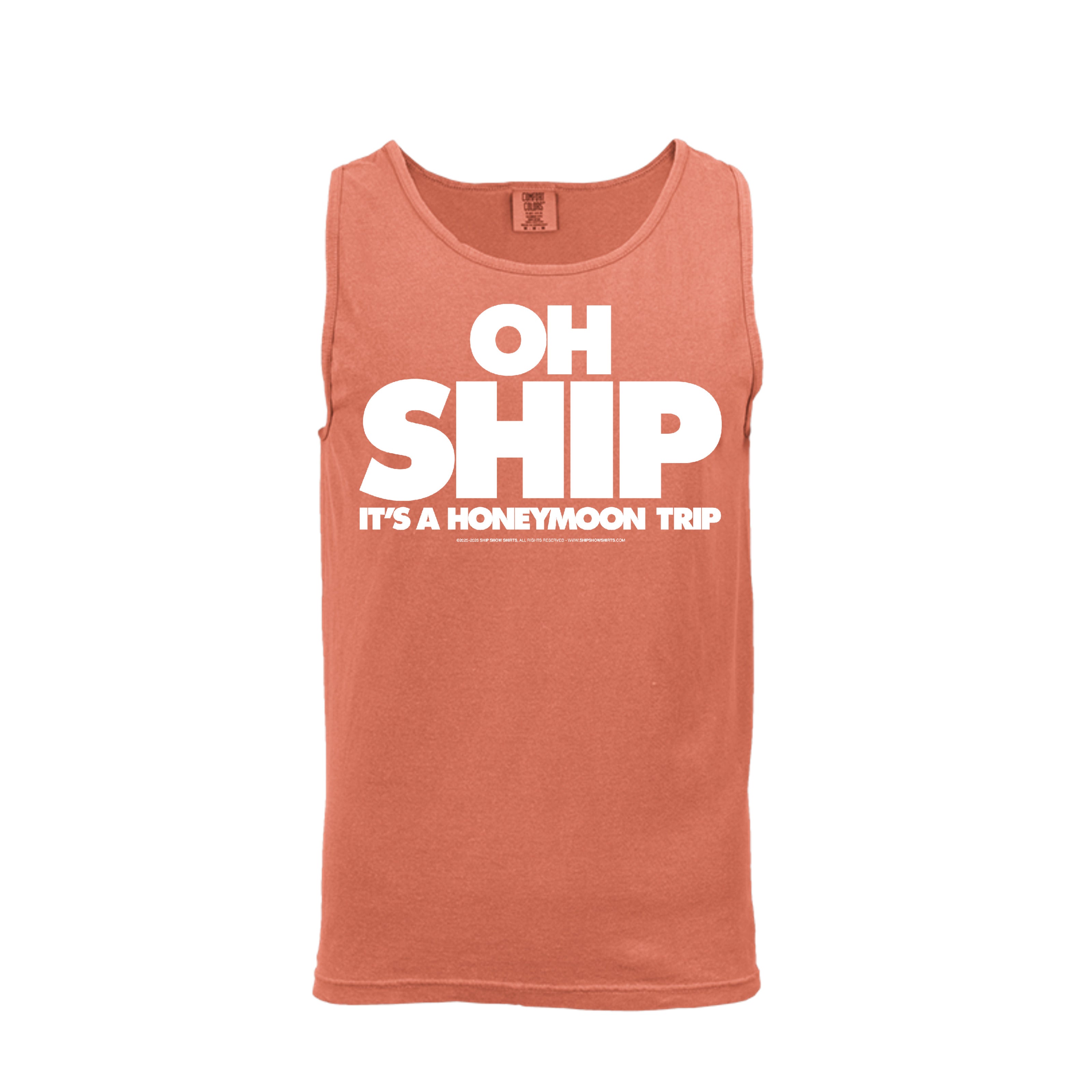 NEON RED ORANGE / S / Comfort Colors C9360 Adult 6.1 oz. Tank
