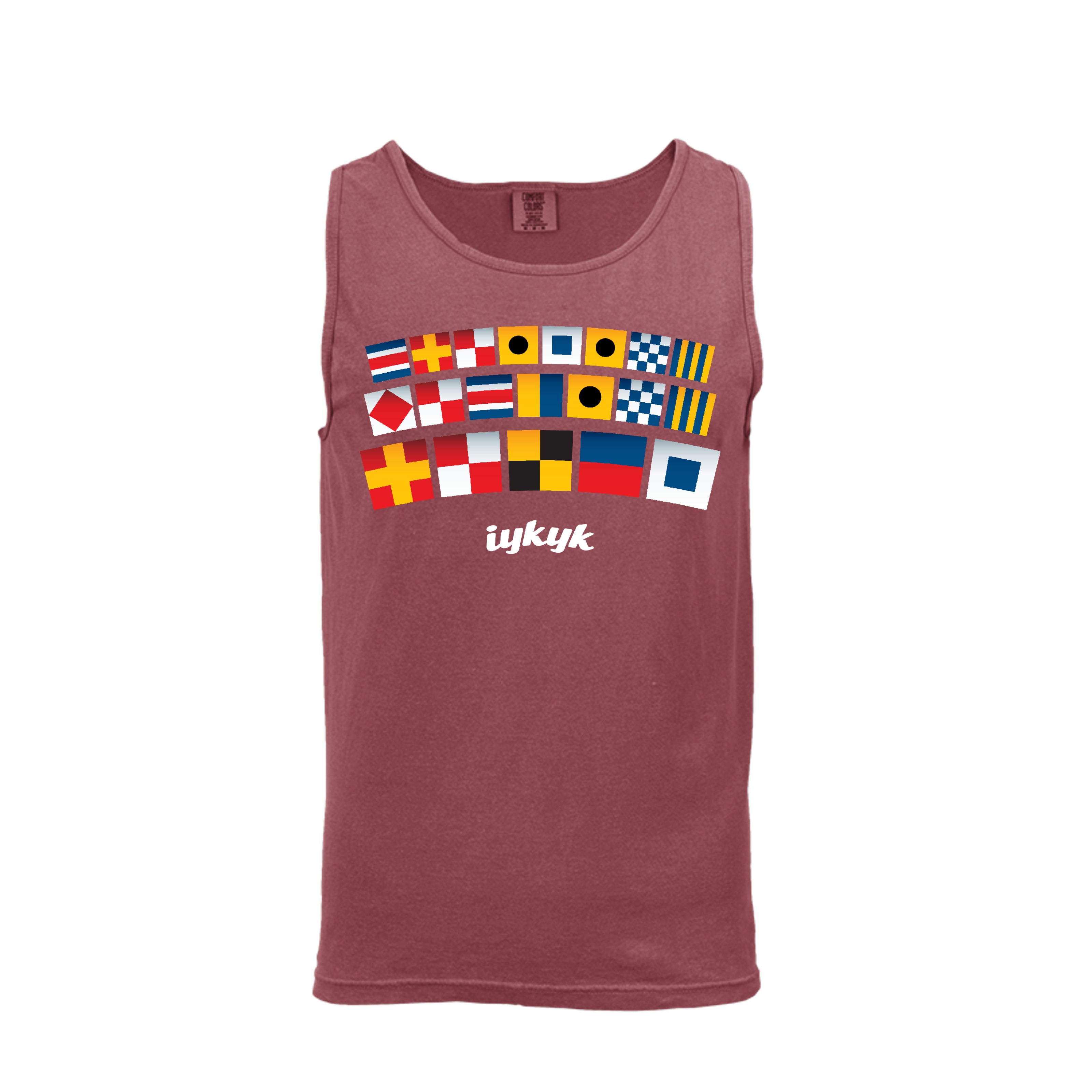 CRIMSON / S / Comfort Colors C9360 Adult 6.1 oz. Tank